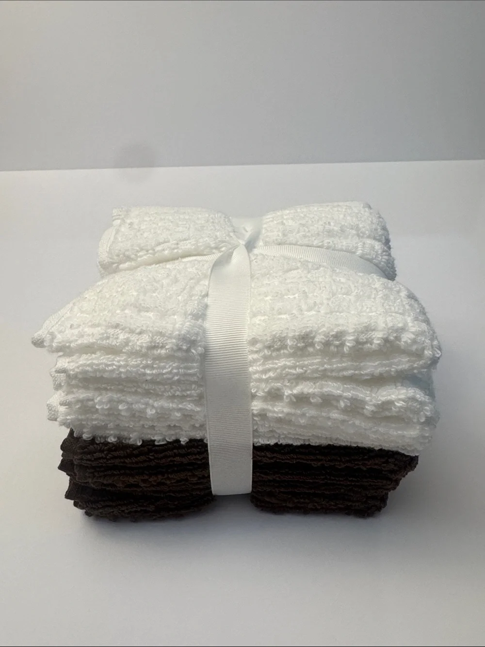 10pc ECOEXISTENCE Quick Dry 100% Cotton Oversized Bath Towel Set - Chocolate